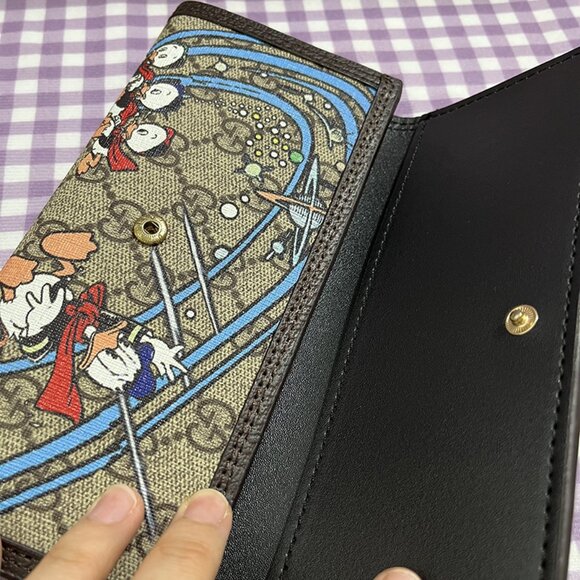Gucci Tri-Fold Cartoon Coin Purse - Picture 9 of 9